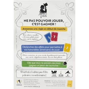 Jeu de plis - Après vous - En quête de jeux