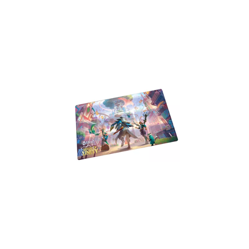 Tapis de jeu Altered - Seeds of Unity deuxième visuel - En quête de jeux Tapis de jeu Altered - Seeds of Unity deuxième visuel - En quête de jeux