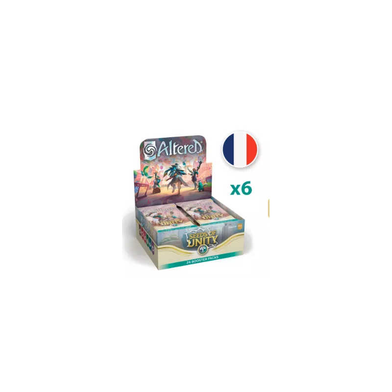 Case de 6 displays d'altered Seeds of Unity + 6 boosters collector Case de 6 displays d'altered Seeds of Unity + 6 boosters collector