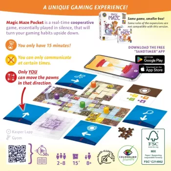 Magic Maze Pocket jeu coopératif en temps réel. - En quête de jeux