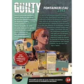 Jeu d'enquête - Guilty : Fontainebleau 1543 - En Quête de Jeux