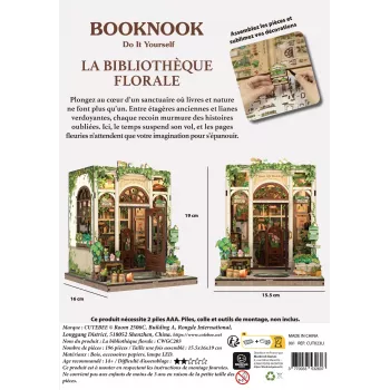 Book Nook - La bibliothèque florale - En quête de jeux