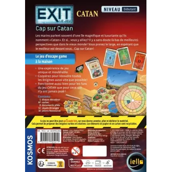 Jeu d'escape game - EXIT : Cap sur Catan - En quête de jeux