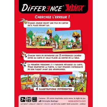 Jeu d'ambiance - Différence Astérix - En quête de jeux