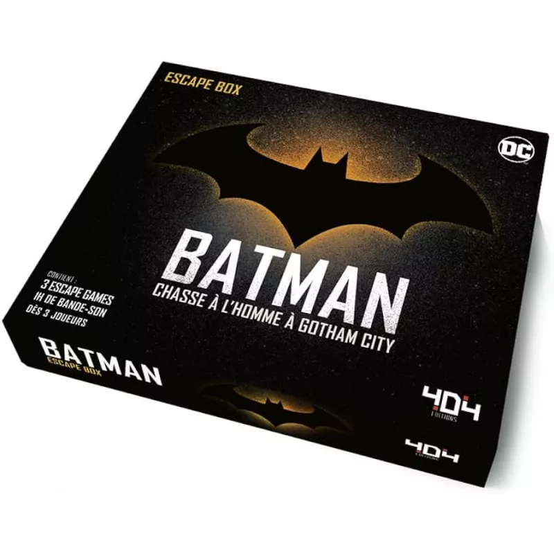 Escape Box - Batman : Chasse à l'homme à Gotham City - En Quête de Jeux
