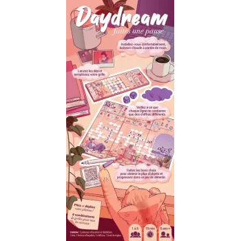 Jeu roll & write - Daydream - En quête de jeux