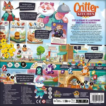 Jeu de stratégie - Critter Kitchen - En quête de jeux
