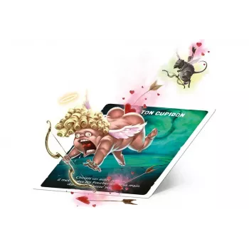 Maudits Cadeaux - Grand tapis de jeu 2 à 6 joueurs - Dans ton Cupidon - En Quête de Jeux