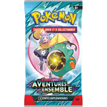 Booster de 10 cartes Pokémon EV09 Aventures Ensemble.