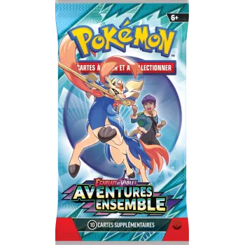 Booster de 10 cartes Pokémon EV09 Aventures Ensemble.