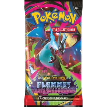 Booster de 10 cartes Pokémon ME02 Méga Evolution.