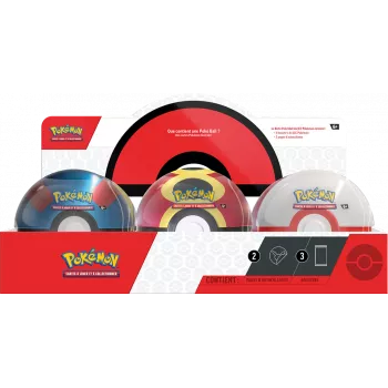 Coffret Pokéball 3 boosters Pokémon