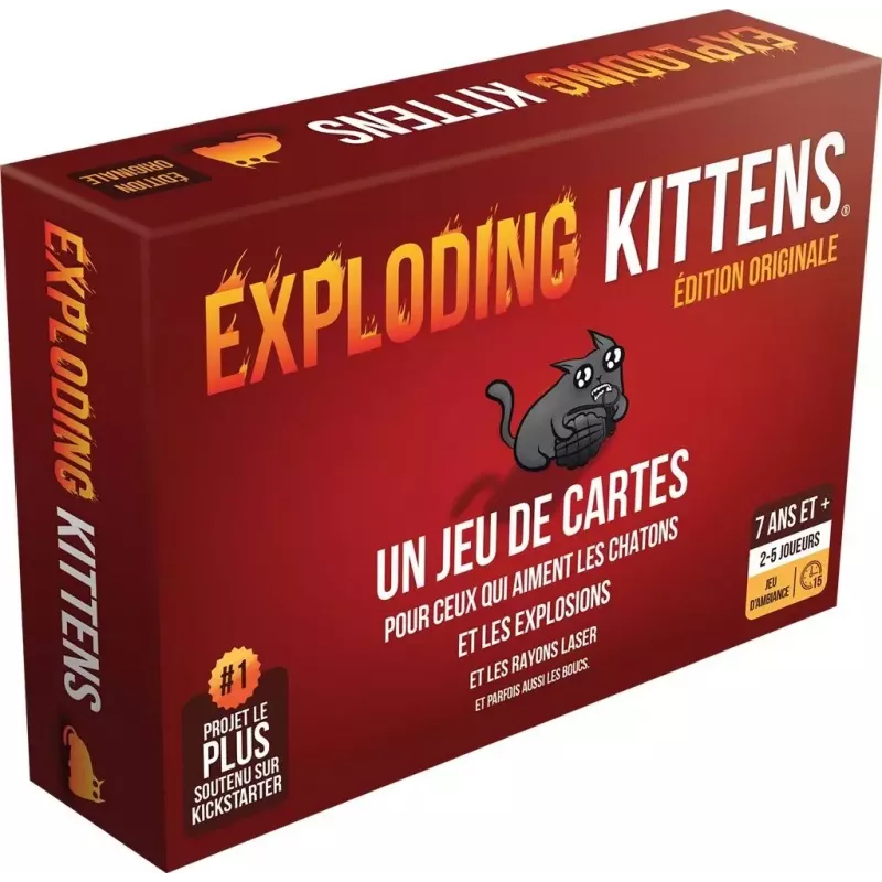 Jeu d'ambiance - Exploding Kittens - En quête de jeux