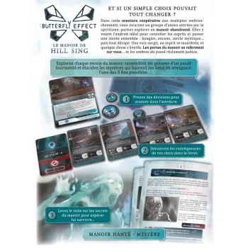 Jeu coopératif - Butterfly Effect : Le manoir de Hill Sing - En quête de jeux