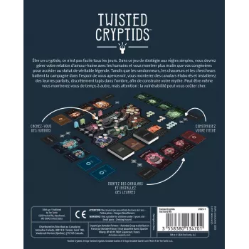Jeux-de-stratégie - Twisted Cryptids - En Quête de jeux