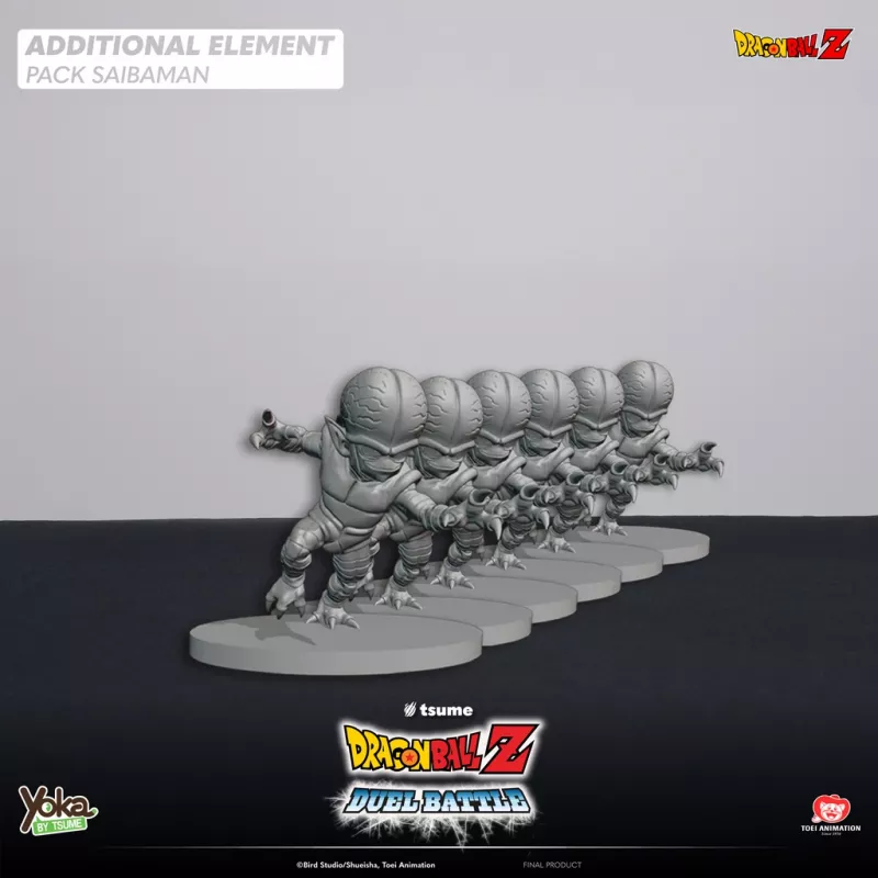 Dragon Ball Z : Duel Battle - Pack figurines Saibaman - En quête de jeux