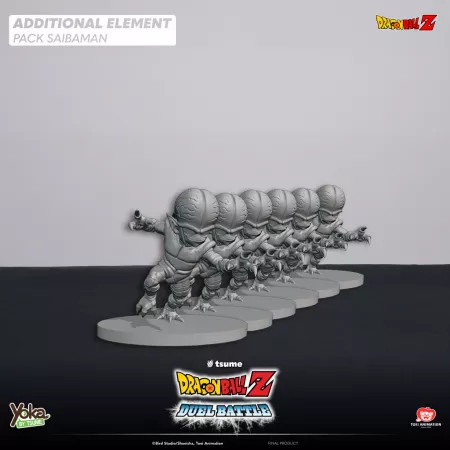 Dragon Ball Z : Duel Battle - Pack figurines Saibaman - En quête de jeux