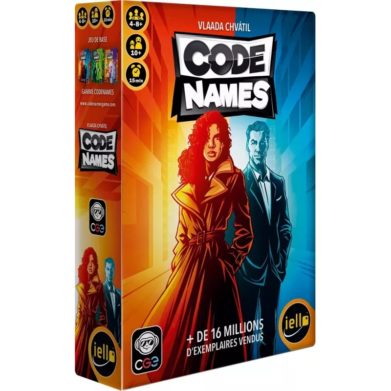 Jeu d'ambiance Code Names - En Quête de Jeux