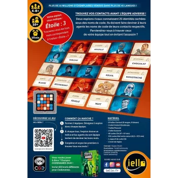 Jeu d'ambiance Code Names - En Quête de Jeux