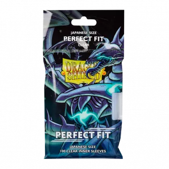 100 Protèges cartes 59x86mm - Dragon Shield - Sleeves Perfect Fit Clear - En quête de jeux