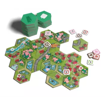 Jeu familial - Dorfromantik : Sakura - En quête de jeux