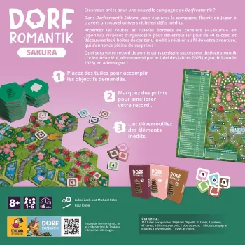 Jeu familial - Dorfromantik : Sakura - En quête de jeux