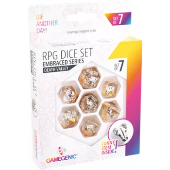 Dés - set de 7 - Embraced Series - Death Valley