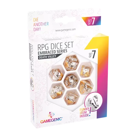 Dés - set de 7 - Embraced Series - Death Valley