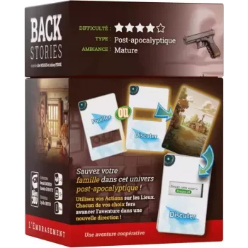 Jeu narratif - Back Stories : L'embrasement - En quête de jeux