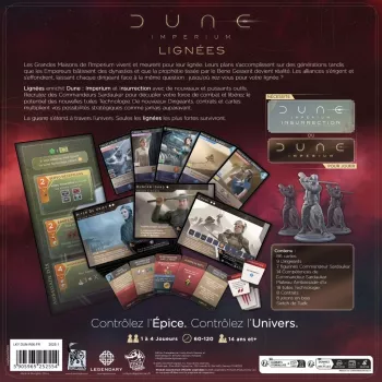 Extension Lignées du jeu Dune Imperium