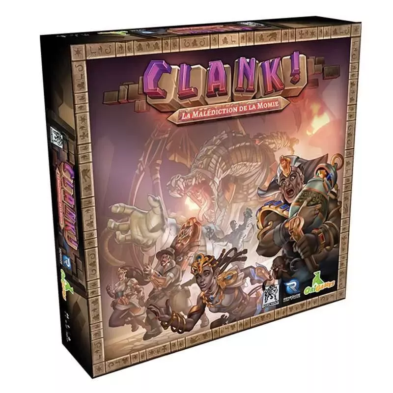 Extension La malédiction de la Momie pour le jeu Clank !