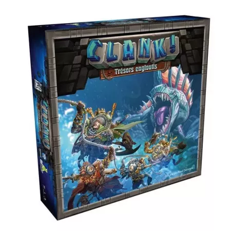 Extension Trésors Engloutis pour le jeu Clank !