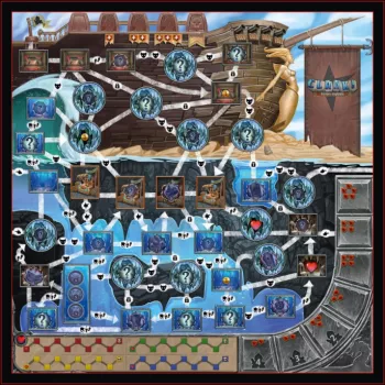 Extension Trésors Engloutis pour le jeu Clank !