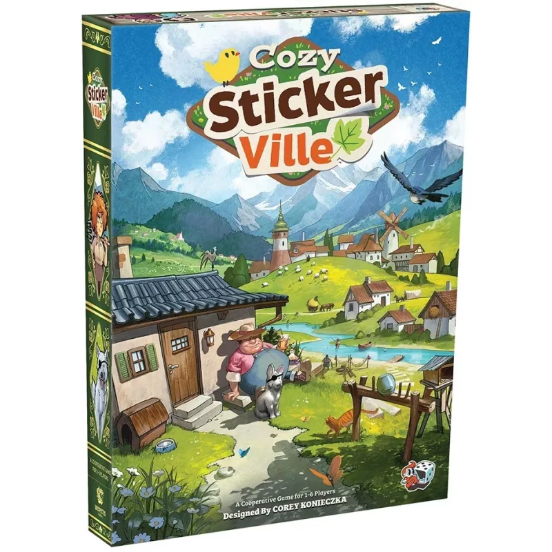 Jeu coopératif - Cozy Sticker Ville - En quête de jeux