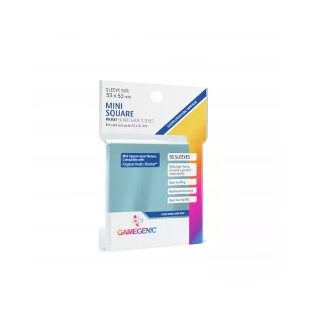 Accessoire - Sleeve Dark Blue - Mini Square - En quête de jeux