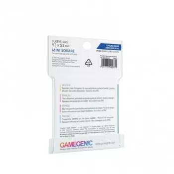 Accessoire - Sleeve Dark Blue - Mini Square - En quête de jeux