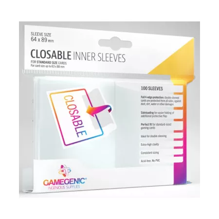Accessoire - Sleeves Closable refermable - En quête de jeux