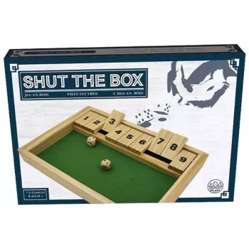Shut the Box | Jeu traditionnel de dés en bois
