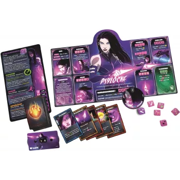 Dice Throne Marvel - Iceberg, Psylocke, Tornade, Wolverine - En Quête de Jeux