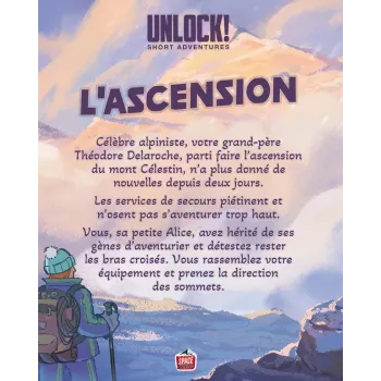 Jeu d'escape game - Short Adventures - L'Ascension - En quête de jeux