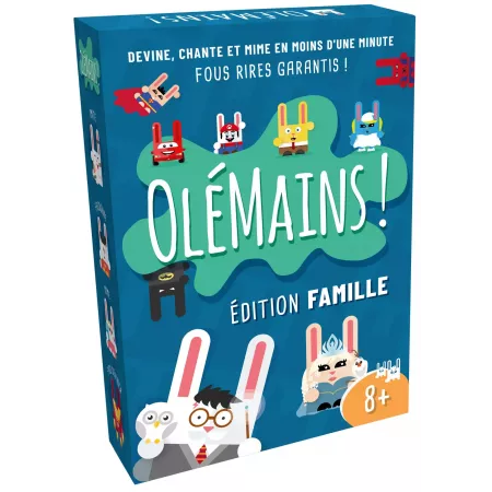 Jeu d'ambiance Olémains édition famille. En Quête de Jeux
