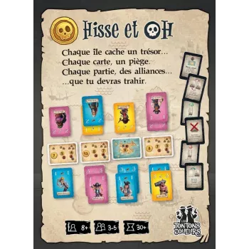 Jeu de bluff Hisse et oh. Disponible chez En Quête de Jeux à Montélimar