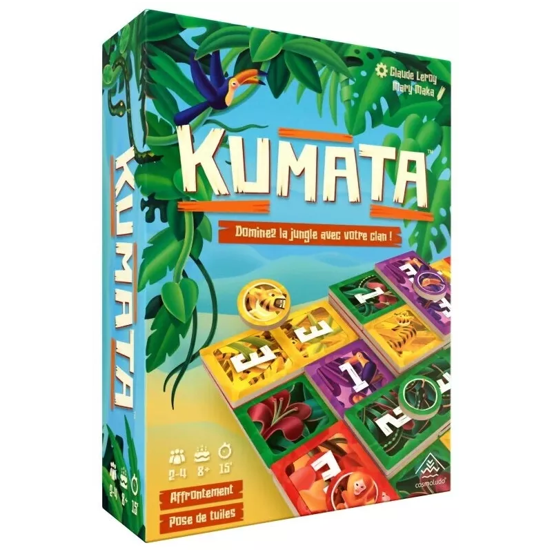 Jeu de dominos Kumata. Disponible chez En Quête de Jeux à Montélimar