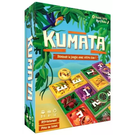 Jeu de dominos Kumata. Disponible chez En Quête de Jeux à Montélimar