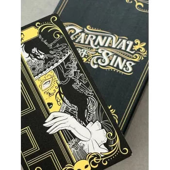 Jeu de dès et de bluff Carnival of Sins. Disponible chez En Quête de Jeux à Montélimar