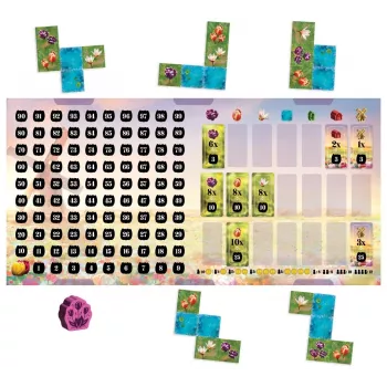 Jeu de stratégie  - Frosted Blooms - En quête de jeux