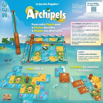 Jeu de stratégie familiale - Archipels - En quête de jeux