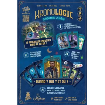 Jeu de déduction Kronologic Babylon 2500 - En quête de jeux