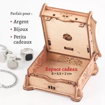 Casse-tête de type boîte-cadeau thème Samouraï