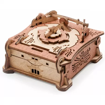 Casse-tête de type boîte-cadeau thème Samouraï